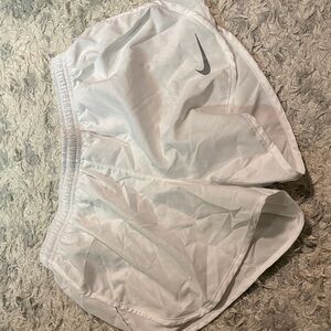 Nike White Sports Shorts